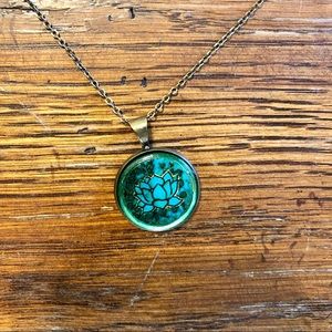 Lotus flower necklace